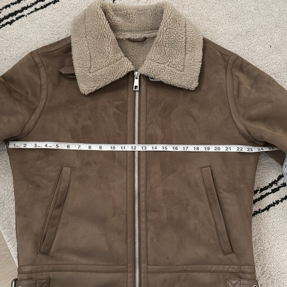 Zara Sherpa Lined Jacket - Picture 6 of 9